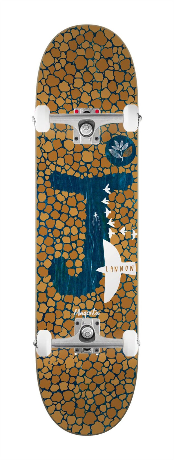 Magenta Jimmy Lannon 'Springwater' x Venom Custom Complete Skateboard - 8.125