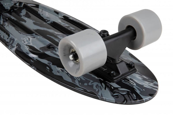 D Street Cruiser Black Camo Complete Cruiser Skateboard - 6.9