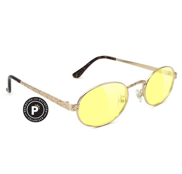 Glassy Zion Polarized - Gold/Yellow Lens - Skatewarehouse.co.uk