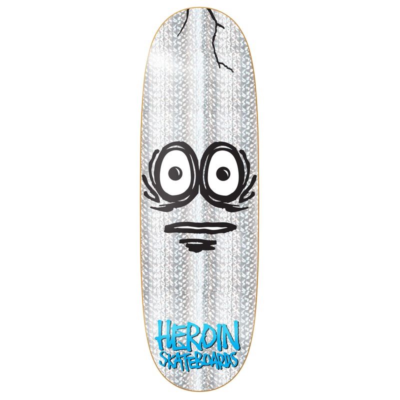 Heroin Very Big Holo Egg Skateboard Deck - 10.0"