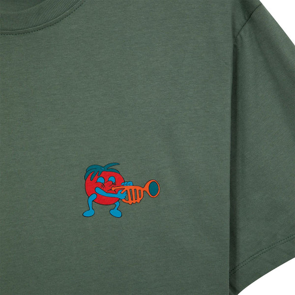 Tired Music Tee Green