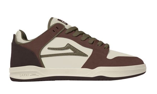 Lakai Telford Low Skate Shoes Chestnut