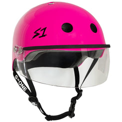 S1 Lifer Helmets inc Visor - Hot Pink Gloss