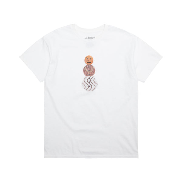 Quartersnacks Front Snackman Tee (White) - M