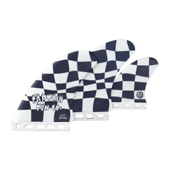 Captain Fin Co - Ozzy Wrong Twin + Trailer - Medium - Black / White (Futures) - M