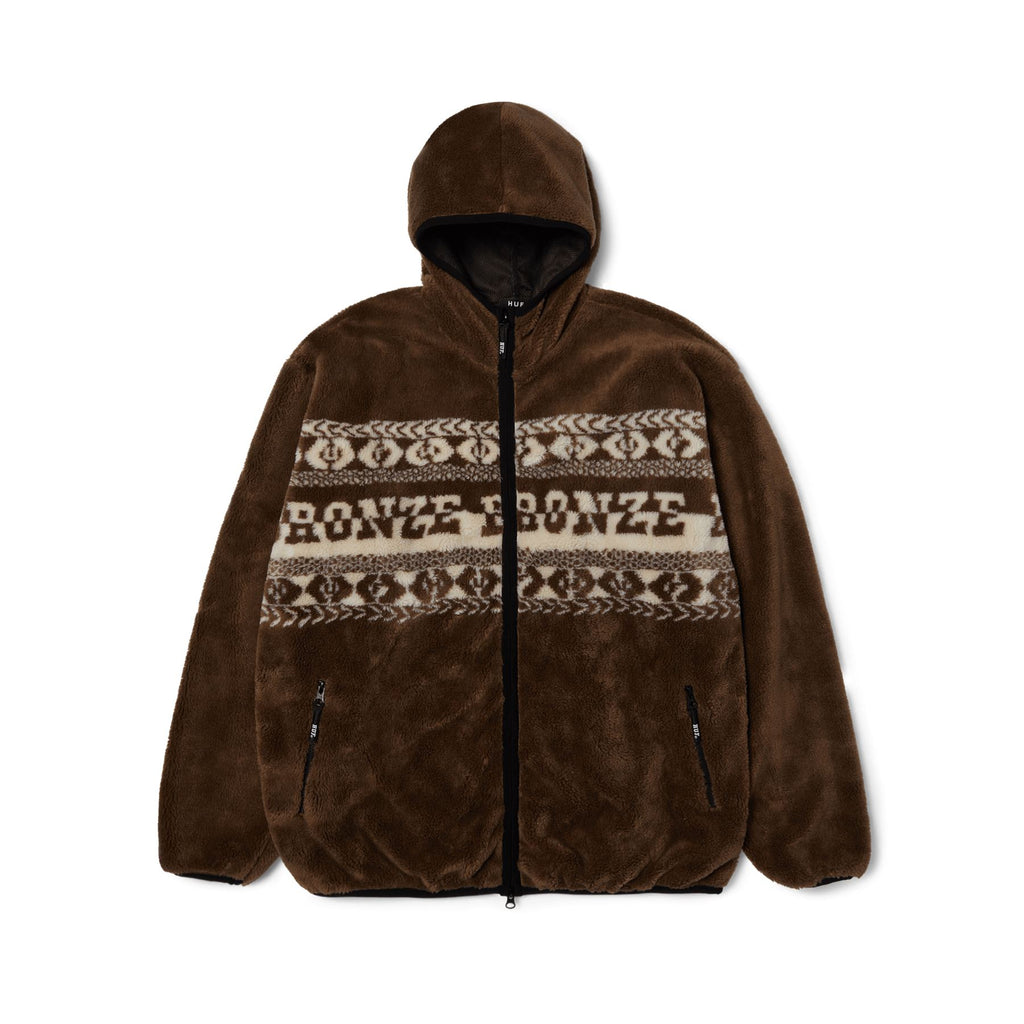 HUF X Bronze High Pile F / Z Fleece (Brown) - S