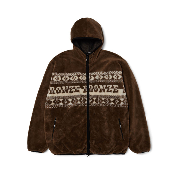 HUF X Bronze High Pile F / Z Fleece (Brown) - S