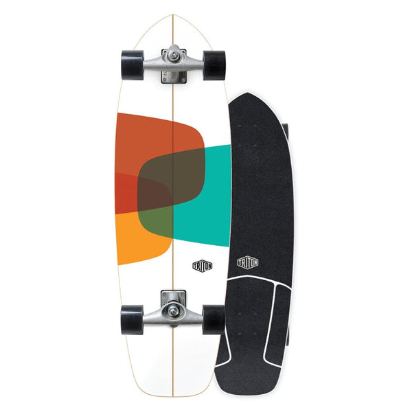 Triton Prismal Carver Surfskate Cruiser Skateboard CX - 9.75