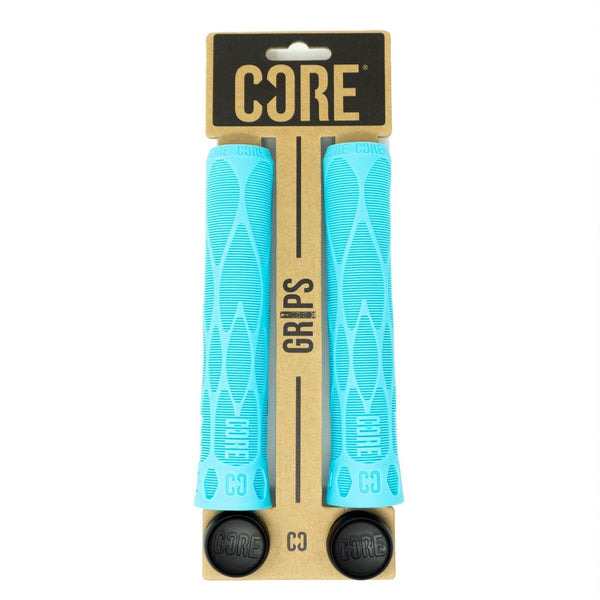 CORE Pro Handlebar Grips, Soft 170mm - Teal - Skatewarehouse.co.uk
