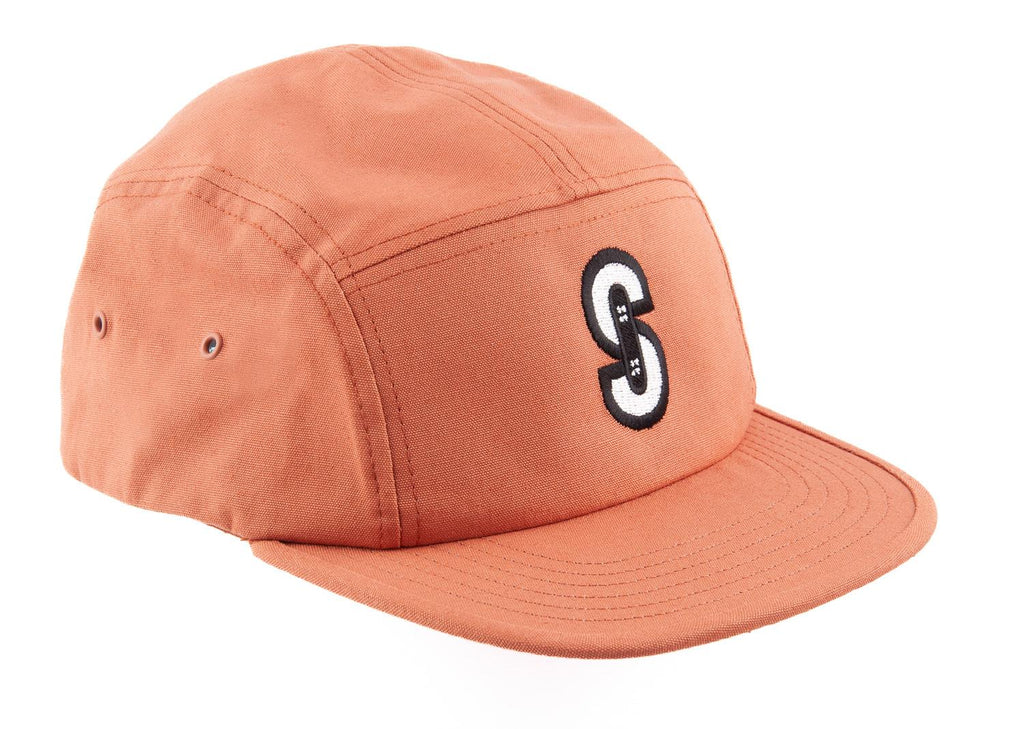 Skatewarehouse Skate Camper 5 Panel Cap Hat - Terracotta - Skatewarehouse.co.uk