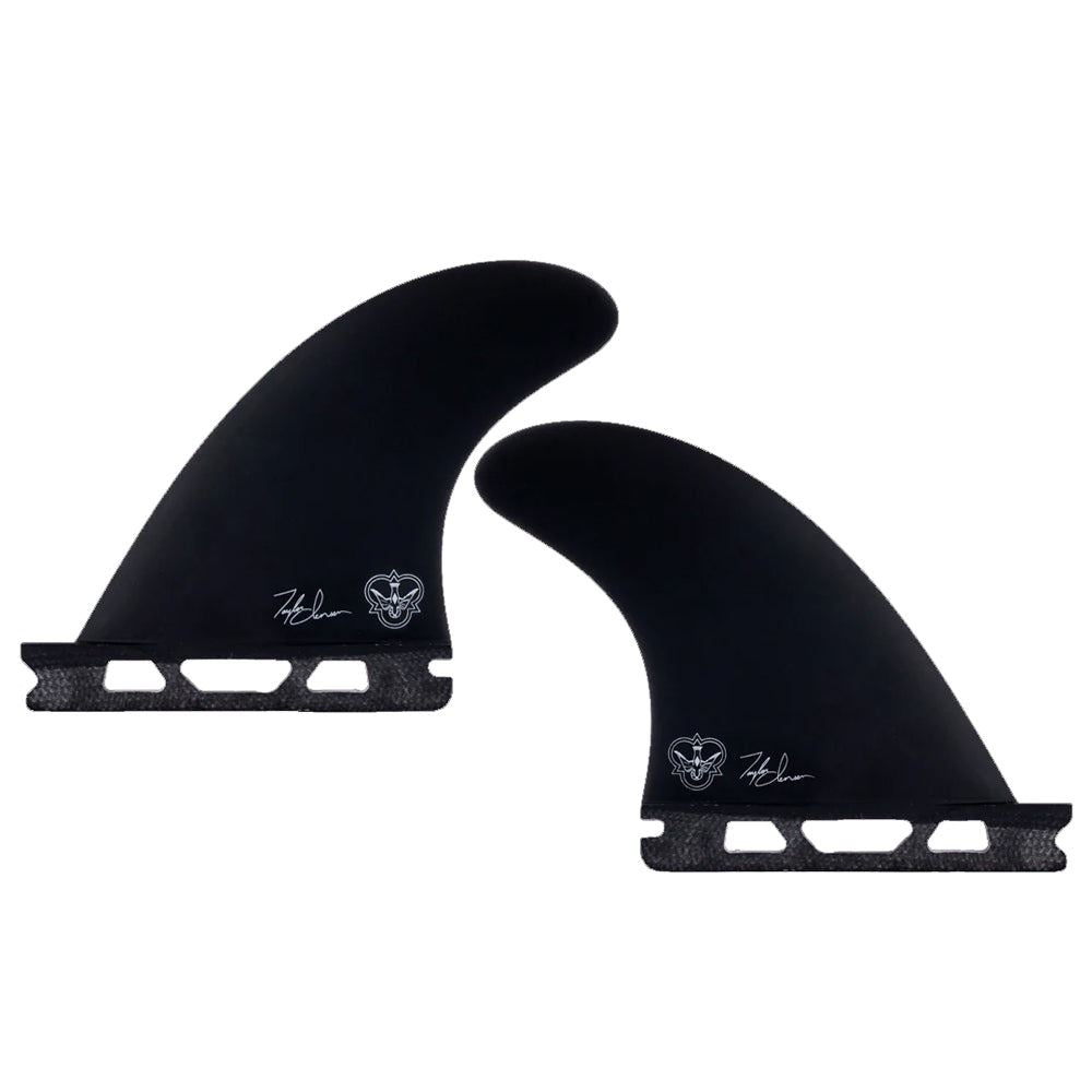 Flying Diamonds - Taylor Jensen - Edge Sides Futures - Black Surf Fins - 3.75"