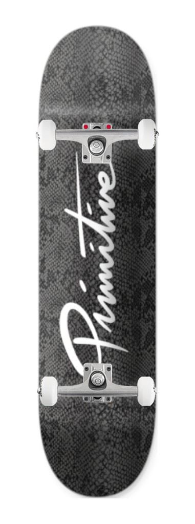 Primitive Scales Nuevo Team Silver x Venom Custom Complete Skateboard - 8.375"