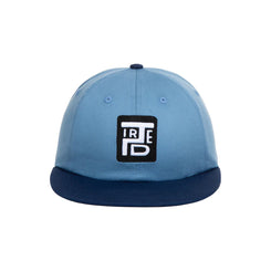 Tired Stamp 2 Tone 6 Panel Cap Blue - One Size
