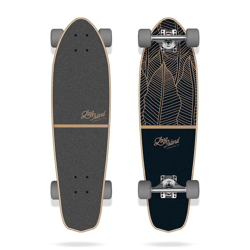 Long Island Art Deco 28"x7.5" Long Island Cruiser Complete Longboard - 28.0" - Skatewarehouse.co.uk
