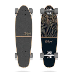 Long Island Art Deco 28"x7.5" Long Island Cruiser Complete Longboard - 28.0" - Skatewarehouse.co.uk