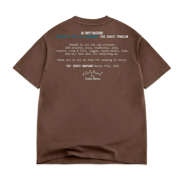 Color Bars x ODB CD Tee Chocolate