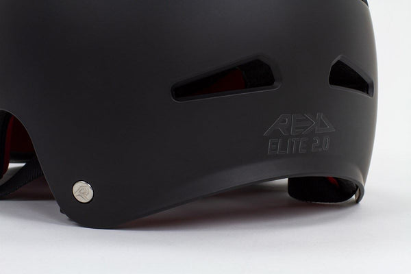 REKD Elite 2.0 Skateboard Skate Scooter BMX Helmet - Black - Skatewarehouse.co.uk