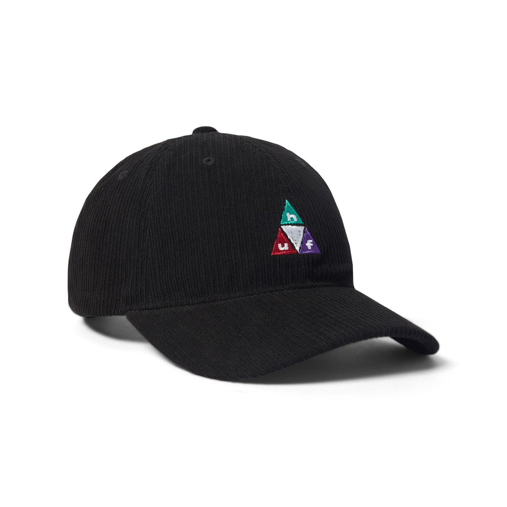 HUF Prism TT Cord 6 Panel CV Hat (Black) - One Size
