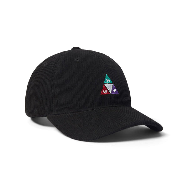 HUF Prism TT Cord 6 Panel CV Hat (Black) - One Size