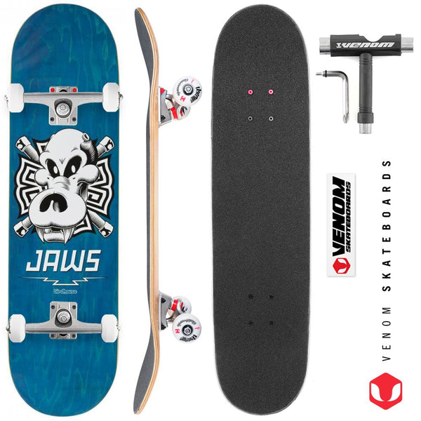 Birdhouse Pro Jaws Skull Custom Complete Skateboard - 8.25