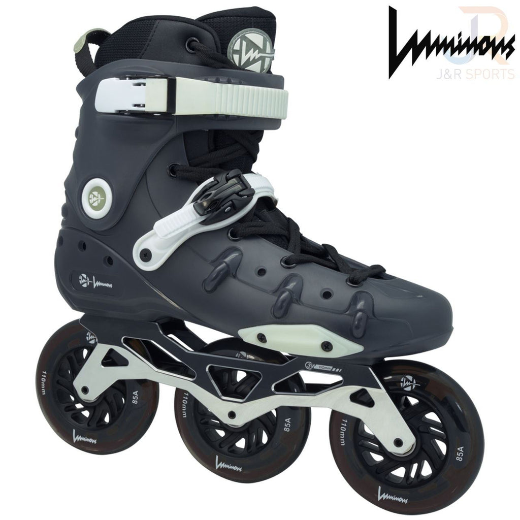 Luminous Skates Ray 110 Dark Inline Skates - Skatewarehouse.co.uk