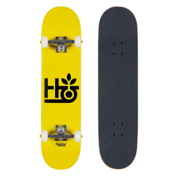Habitat Pod Complete Skateboard Yellow 7.5