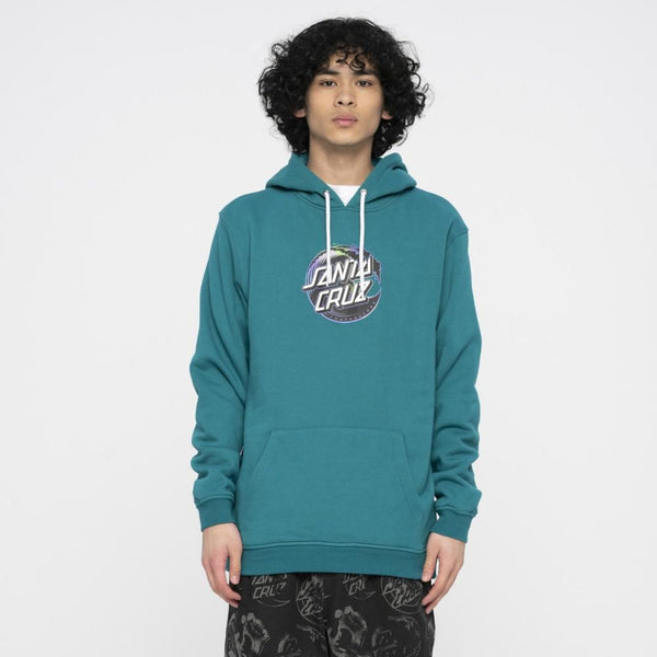 Santa Cruz Hood Holo Wave Dot Hood - Verdigris - Skatewarehouse.co.uk