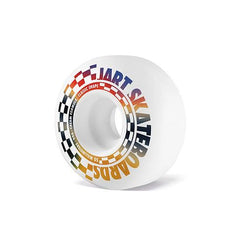 Checker 99A Classic Shape Jart Pack Skateboard Wheels - WHITE