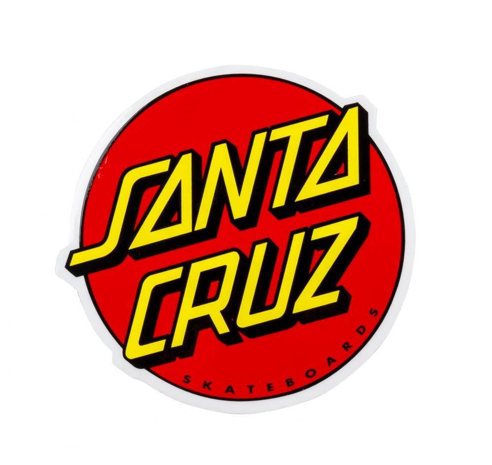 Santa Cruz Stickers Classic Dot Sticker (10 Pack) - Skatewarehouse.co.uk
