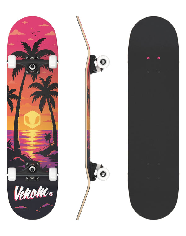Venom My First Skateboard Complete - Tropical Beach - 8.0
