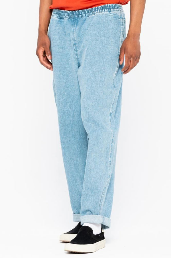 Santa Cruz Pant Local Pant - Light Blue Denim - Skatewarehouse.co.uk