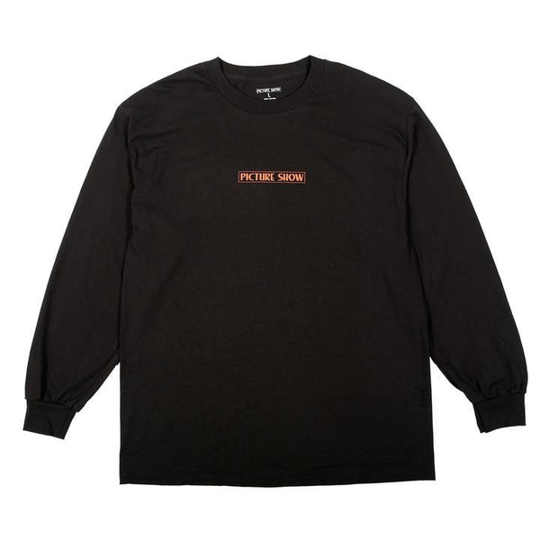 Picture Show Serpent Longsleeve Black - Skatewarehouse.co.uk
