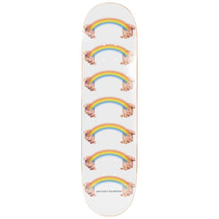 Jacuzzi Unlimited Rainbow Hands Jet Ski EX7 White Skateboard Deck - 8.75" - Skatewarehouse.co.uk