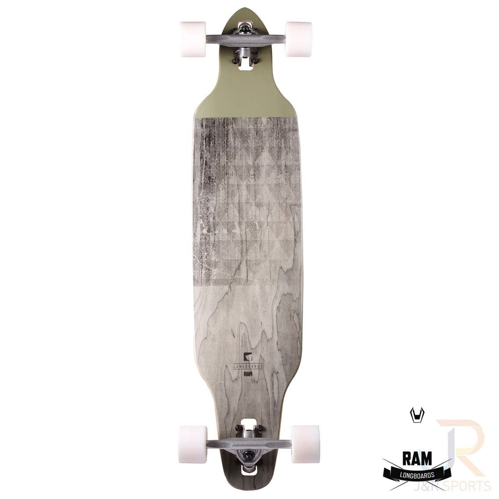 Ram Longboard - Taniha 38" X 8.75" - Burnt Olive - Skatewarehouse.co.uk