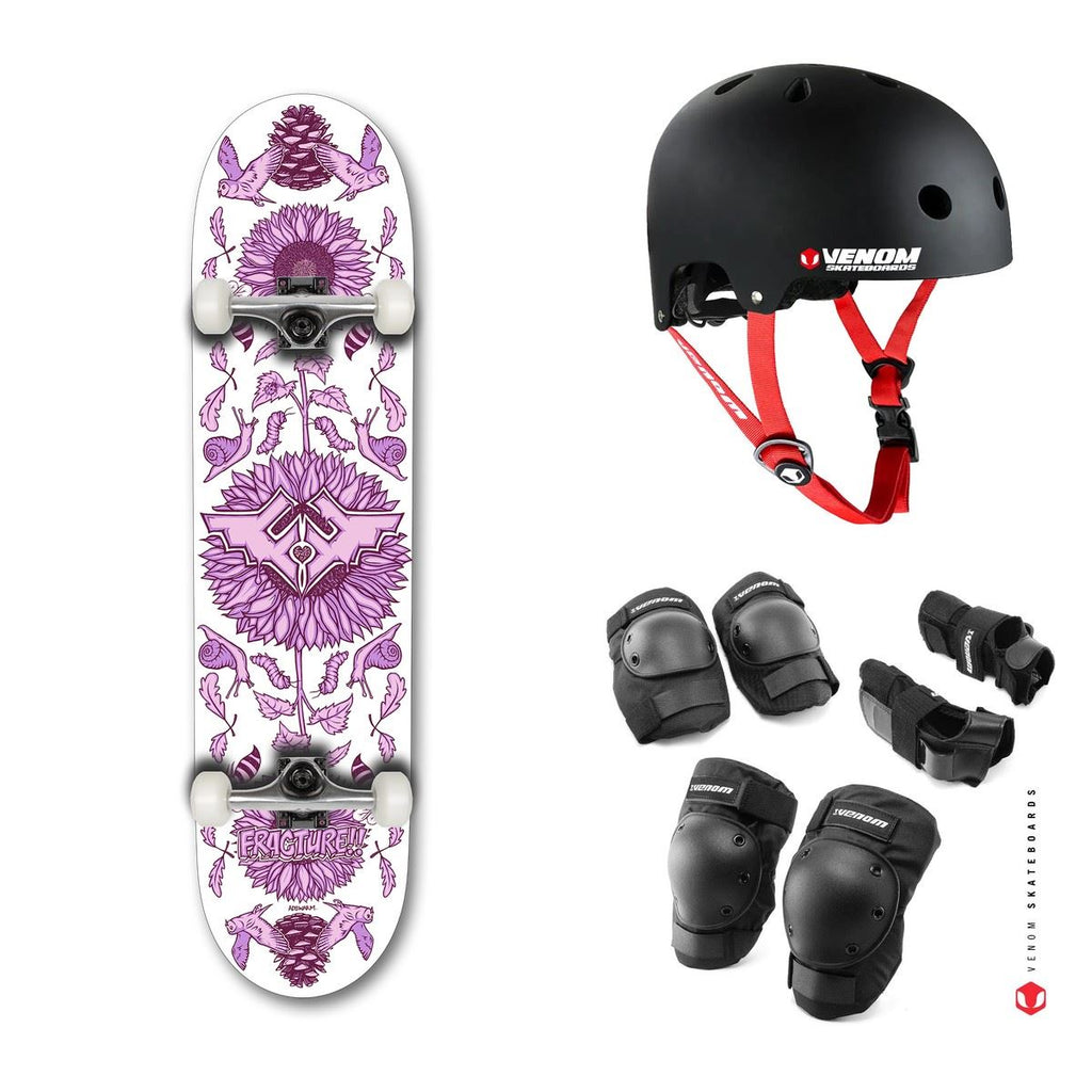 Fracture Adswarm 2 (The Golden Ratio) Complete Skateboard Bundle - 7.75"
