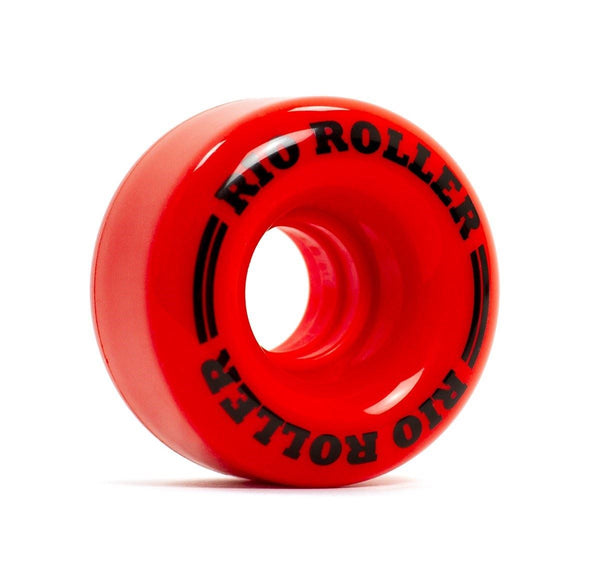 Rio Roller Coaster Quad Roller Skate Wheels x4 - Red - Skatewarehouse.co.uk