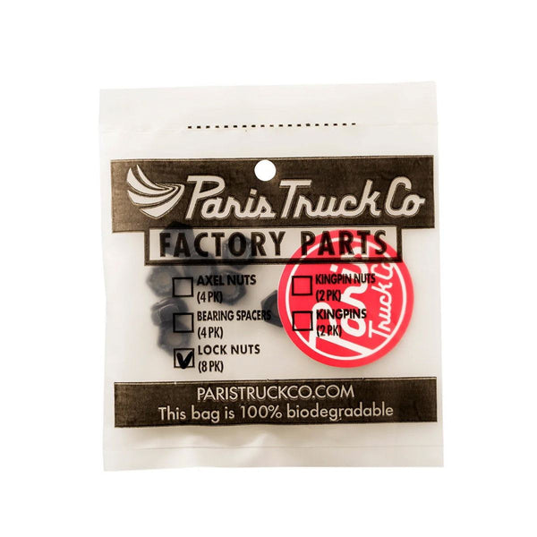 Paris Nylon Lock Nuts - Black (8 Pack) Accessories
