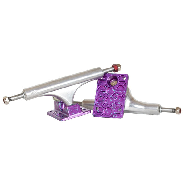 Ace AF1 Magenta Splatter / Polished 22 (7.75") Skateboard Trucks (Pair)