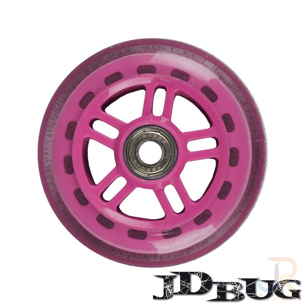 JD Original Street 100mm (2) w. Bearings - Pink Scooter Wheels