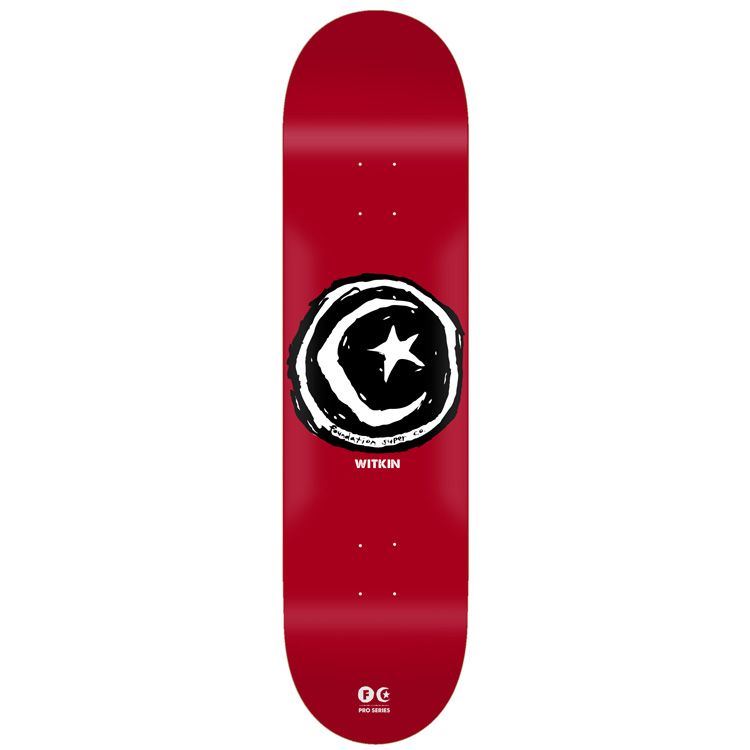Foundation Dylan Witkin 'Star & Moon' Skateboard Deck - 8.5" - Skatewarehouse.co.uk