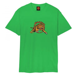 Santa Cruz T-Shirt Salba Tiger Simplified Front - Sport Green
