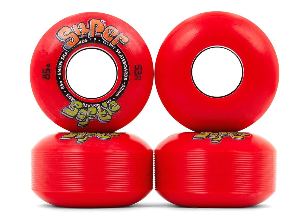 Enuff Super Softie Wheels - Red