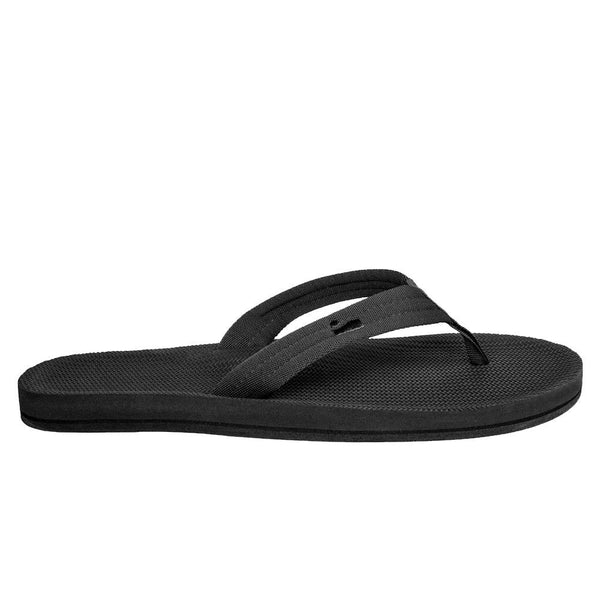 Indosole - Mens Flip Flops - Easy Living - Black Shoes