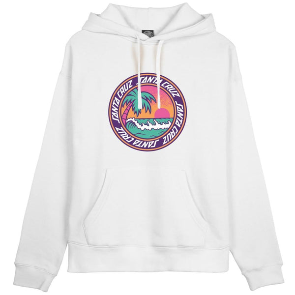 Santa Cruz Womens Hood Paradise Break Front - White - Skatewarehouse.co.uk