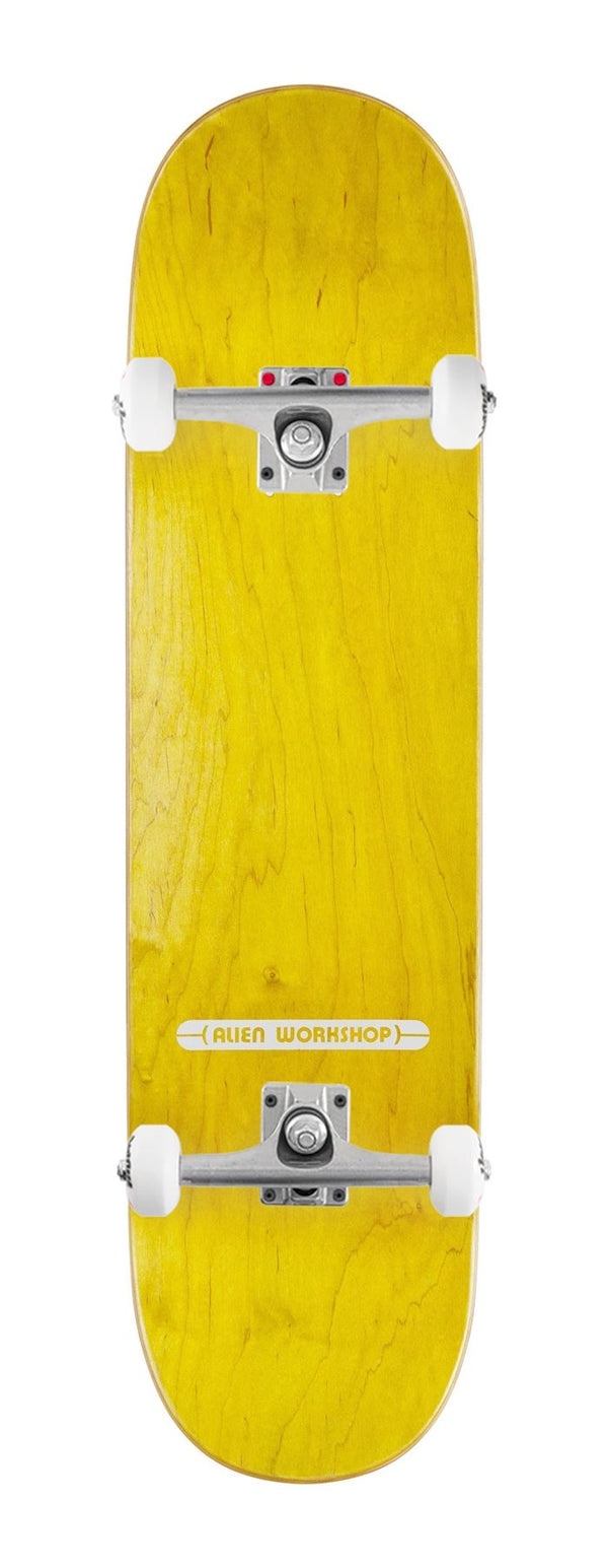 Alien Workshop OG Burst White / Natural x Venom Custom Complete Skateboard - 7.75