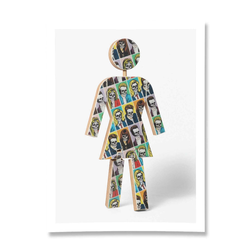 Girl Sean Cliver OG Modernica Photo Print Multi Accessories - One Size