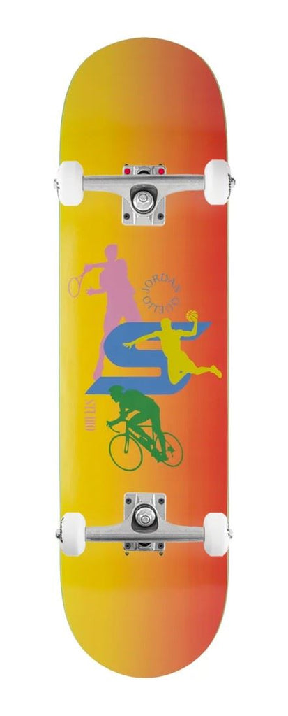 Studio Jordan Queijo 'Team Ultra' Orange Fade x Venom Custom Complete Skateboard - 8.5"