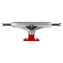 Fracture Wings V2 - Raw / Red Skateboard Trucks - 5.5" (Pair)