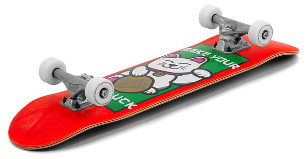 Enuff Lucky Cat Red Complete Skateboard - 7.25