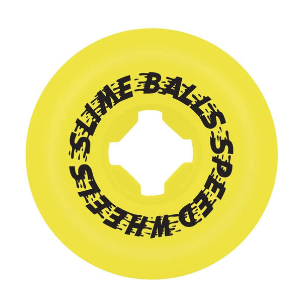 Slime Balls Skateboard Wheels Scarf Balls Vomit Mini 99a - Yellow - Skatewarehouse.co.uk